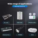 Soshine Rechargeable C Batteries with USB-C Charging Cable, 1.5v Lithium LR14 C Size Battery 5000mWh for Flashlight 2 Pack