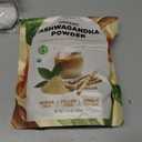 Gya Tea Co Organic Ashwagandha Powder 1.1 lb (17.64 oz) - No Sugar Added, Non GMO, Gluten Free - Great Flavor for Milk, Baking, Drinks, Smoothies & Cakes, Vegan Friendly