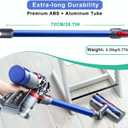 GYLBF Quick Release Wand Compatible for Dyson V15 V11 V10 V8 V7 Stick Vacuum Cleaners, Vacuums Attachment Extension Tube, 28.3 IN (Blue)