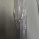 Frameless Shower Door Bottom Seal Shower Sweep with Drip Rail for 1/4" Glass,36" Long, Vinyl, Clear