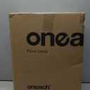 Oneach Boho Floor Lamp with 3 Color Temperatures, Farmhouse Floor Lamps for Living Room with Remote & Dimmable Bulb, Rattan Floor Lamp for Bedroom, Gold