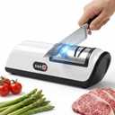 Professional Kitchen Knife Sharpener, Cordless Electric 2-Stage Precision System (Fine & Ultra-Fine), USB Rechargeable Tool-Grade Design for Kitchen Knives & Scissors, Quiet, Safe to Use