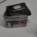 Ourokhome Knock Box Espresso Accessories, The Latest Patented Stainless Steel Espresso Machine Tool for Coffee Ground with Removable Knock Bar, Handle and Lid, Dishwasher safe, 4.8 Inch