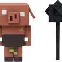 Mattel Minecraft Legends 3.25-inch Action Figures with Attack Action and Accessory, Collectible Toys (Piglin Runt)