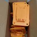 20 Pack Battery Holders Tool Holders for Dewalt 20V Drill Tools,10pcs Tool Hangers and 10pcs Battery Organizer Wall Mount(Yellow,70pcs Screws)