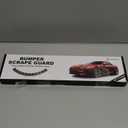 Front Bumper Scrape Guard 4 Pack Car Universal Black Bumper Lips Scrape Guard Car Under Bumper or Anti-Scratch DIY Protector for Lowered Cars, Sport Cars and SUV