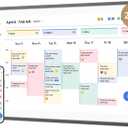Dragon Touch 21.5" Digital Calendar Chore Chart 1080P Full HD Interactive Touchscreen, Smart Family Planner, Hearth Display Digital Calendar Wall & Desk Mountable for Seamless Scheduling Black