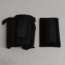AIRSSON Tactical Rifle Cheek Rest Holder with 2 Molle Pouch for 8 Grid Shells and 2 Different Heights Cheek Pad .22 .223 Cal .308 30-06 .300 .303 & 7.62mm (Black)