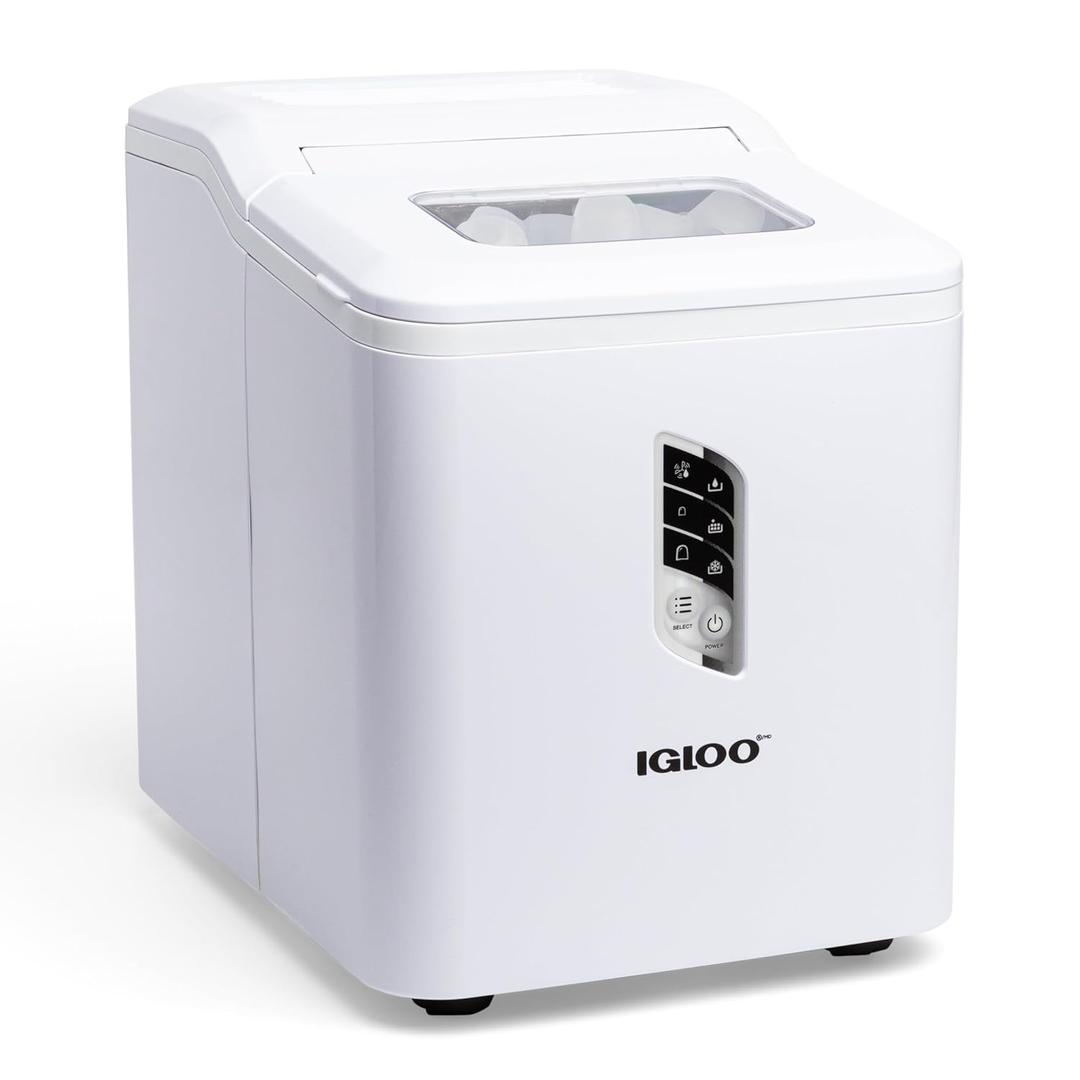 Igloo ICEB26WH 26-Pound Automatic Portable Countertop Ice Maker Machine - White
