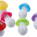 dohobby 30Pcs Mushroom Ballpoint Pen, Cute Cartoon Retractable Ball Pen, Smooth Writing For Journaling Bule Ink