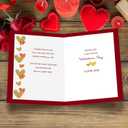 2 x Funny Valentine's Day Card for Wife, Romantic Wife Valentines Day Gifts from Husband, Sweet Valentines Card for Women Her (FY-351)