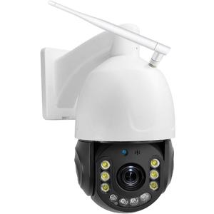 5MP 30X Optical Zoom Security PTZ Camera, WiFi 2.4GHz 5GHz Speed Dome Wireless IP Camera, Motion Detection Auto Tracking Outdoor Color Night Vision Infrared 390ft