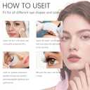 150 Pairs Under Eye Pads, Eyelash Extension 100% Natural Hydrogel Patch Lash Gel Pad for Extensions supplies, Beauty Makeup Mask Kit (Pink)