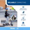 Hiboy S2/S2 MAX Electric Scooter, 350/500W Motor, 8.5/10" Tires, 17/40.4 Miles Range E Scooter, 19 Mph Folding Commuter Electric Scooter for Adults