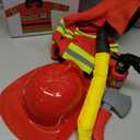 Liberry Fireman Costume for Kids 3 4 5 Years Old, Firefighter Tools with Fire Extinguisher, Pretend Play Toy Gift for Toddler Boys & Girls