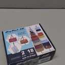 Perfect Curve Handbag and Purse Organizer | Hold up to 18 Bags | Over The Door Organizer for Purses and Handbags | Adjustable Clips | 2 Straps | Black