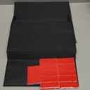 G-WACK Blackout Curtains for Bedroom,Portable No-drill Blackout Blinds for Indoor Windows with Upgraded Hook&Loop,Thermal Insulated Shades Black out Window Cover for Nursery,Travel,RV(37" x 72",Black)