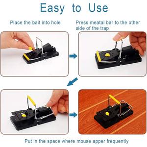 Mouse Traps that Kill Instantly, Reusable Snap Mice Traps for Indoors