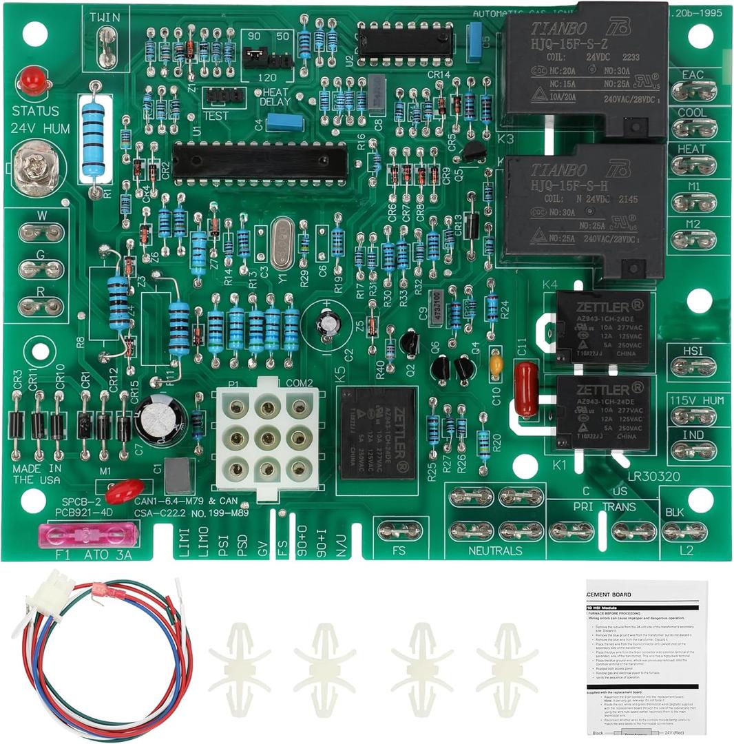 B18099-13 Furnace Control Circuit Board,Replacement for Goodman Control Board B18099-06,B18099-08,B18099-10,B18099-13,B18099-13S,50T35-730, 50T35-743