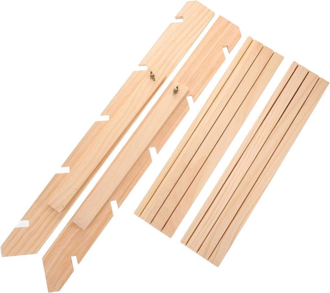 PartyKindom 5tier Wooden Jewelry Display Stand Earring Holder and Organizer Sturdy Multi-functional Riser for Retail Jewelry Showcase Lightweight and Portable for Business Use