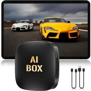 Wireless CarPlay Adapter, 2025 Upgrade with Netflix/YouTube/TF Card Plug & Play Dongle | Wireless Adapter for iPhone & Android Auto | Supports CarPlay for Cars | Dual System, 5G WiFi, Easy Setup 2+16G Wireless CarPlay Adapter, 2025 Upgrade with Netflix/YouTube/TF Card Plug & Play Dongle | Wireless Adapter for iPhone & Android Auto | Supports CarPlay for Cars | Dual System, 5G WiFi, Easy Setup 2+16G