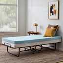 Linenspa Memory Foam Mattress Topper, Small Twin Size - 3 Inch Gel Infused Memory Foam - Plush Feel - Cooling and Pressure Relieving - CertiPUR Certified, Cot