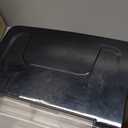 Antarctic Star Nugget Ice Maker Countertop with Soft Chewable Ice, Portable Sonic Ice Maker with Basket and Scoop, Removable Top Cover, Auto-Cleaning for Home/Party/RV/Camping (Stainless Steel Black) (34Lbs/24H)