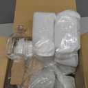 Baderke Potion Bottles with Cork 4 oz Glass Bottles Small Mini Vintage Style Favor Jars Clear Empty Bud Vases for Centerpieces Wedding Dining Table Home Decor(12 Pcs)