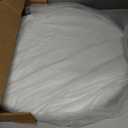Mayfair Caswell Modern Slow Close Toilet Seat, Durable Plastic Seat, Made in USA, Round, White