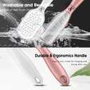 Foot File,Foot Scrubber Dead Skin Double Sided Foot Scraper Rasp Callus Remover, Pedicure Foot Scrubber Grater,Foot Heel Craper for Cracked Heels, Foot Grater Shaver Scraper for Callus Removal 2pcs (Pink -White)