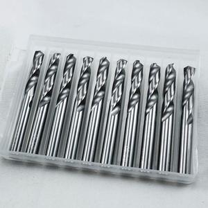 KLOT Industrial Grade 10pcs Solid Carbide Drill Bit 5mm 0.19685" 2-Flute Straight Shank YG6X Tungsten