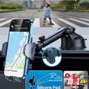 HTU 98+LBS Strongest Suction & Military-Grade Ultimate Car Phone MountPatent & Safety Certs Cell Phone Holder Truck Stand for Dashboard Windshield Vent for iPhone 17 Pro Max 16 15 Samsung (Black)