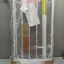 Regalo Safety 29-38.5" Baby Gate for Doorways & Bottom of Stairs, Pressure Mounted Baby Gate with Door for Babies, Toddlers & Pets, Tested & Safe for 30 Years, American Designed, American Owned, White