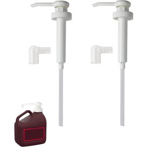 Upgraded 2-Pack 53mm Syrup Pump with Leak-Proof Device for Hershey's Chocolate Syrup Bulk Jug - Ideal Pump for Syrup Bottle, Chocolate Syrup Dispenser Accessories for Hershey