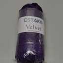 Estako Velvet Chenille Blanket amigurumi Yarn for Crocheting and Knitting Super Bulky 100 gr (132 yds) (1640 - Purple) (Pack of One, 1640 - Purple)