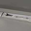 LazBlinds No Tools No Drill 1" Vinyl Mini Blinds, Cordless Blinds for Windows, Light Filtering Horizontal Window Blinds & Shades, 35" W x 36" H, White