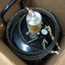 VEVOR Grease Pump, 10.5 Gallon Air Grease Pump with 13 ft High Pressure Hose and Grease Gun, 40L Pneumatic Grease Pump with Wheels, Portable Lubrication Grease Pump