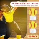 VIHOSE 10 Pcs Softball Senior Night Gifts Softball Gifts Bulk LED Night Lamp for Girls Acrylic Light LED Lamp for Sports Team Club Lovers Goodie Favors