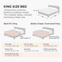 Bedsure Comforters King Size Duvet Insert, Quilted Down Alternative Bedding, Ultra Soft Lightweight Comforter Blanket for Bed, with 8 Tabs, Machine Washable, 90x102 in, White