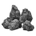 KINGRUI Black Lava Rock Natural Volcanic Stones 4"-7" Fish Tank Rocks for Aquariums,Shrimp,Betta,Aquascaping, Bonsai Substrate,Terrariums & Garden Landscape Rock-8lb 5pcs