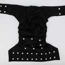 Teen Adult Cloth Diaper Nappy Reusable Washable for Disability Men (Black)