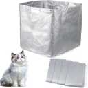 4 Pack Reusable Liners C Compatible with Modkat XL Litter Box, Durable Top Entry Cat Box Liners Type C, Waterproof and Scratch-Resistant Cat Box Liners