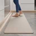 YDKGL Kitchen Rugs and Mats Non Slip Washable, Absorbent Runner Rugs for Kitchen, Front of Sink, Kitchen Mats for FloorEasy to Clean and Maintain Kitchen Floor mat(Beige, 17"x59")