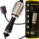 Blow Hair Dryer Brush: Detachable 4-in-1 with Ionic Technology, Brush-Blow-Dryer Oval Barrel with Ionic Technology Fluffy, Belowout-Hair-Volumizer