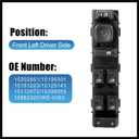 15883320 10398565 Front Left Drive Side Car Power Window SwitchButton Panel Master Control Switch for Chevrolet Silverado 1500 2004-2007 Durable Material