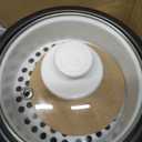 Elite Gourmet ERC003NSTX Rice Cooker & Food Steamer, Non-Stick Pot, White