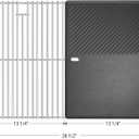 Hisencn 17 Inches Grill Grate and Griddle for Nexgrill Replacement Parts | 1-Pack Stainless Steel Cooking Grate for Nexgrill 4&5 Burner 720-0830H,720-0830X,720-0888S,720-0830D,720-0783C,720-0783E