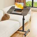 Furist Adjustable Overbed Bedside Table with Wheels Hospital Bed Table Portable Computer Stands Movable Desk Computer Table for Bed Laptop Stand for Couch, 
Product Dimensions	15.5"D x 23.6"W x 36.2"H
Item Weight	12.1 pounds