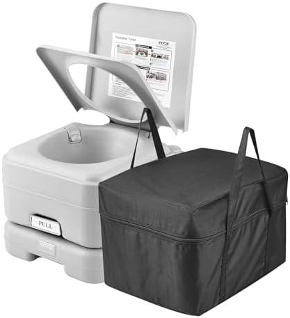 Amazon.com: VEVOR Portable Toilet for Camping & RV Trips, Cassette Toilet with 3.2 Gal, Push-Button Pressurized Flush, Sealed Spill-proof : Baby