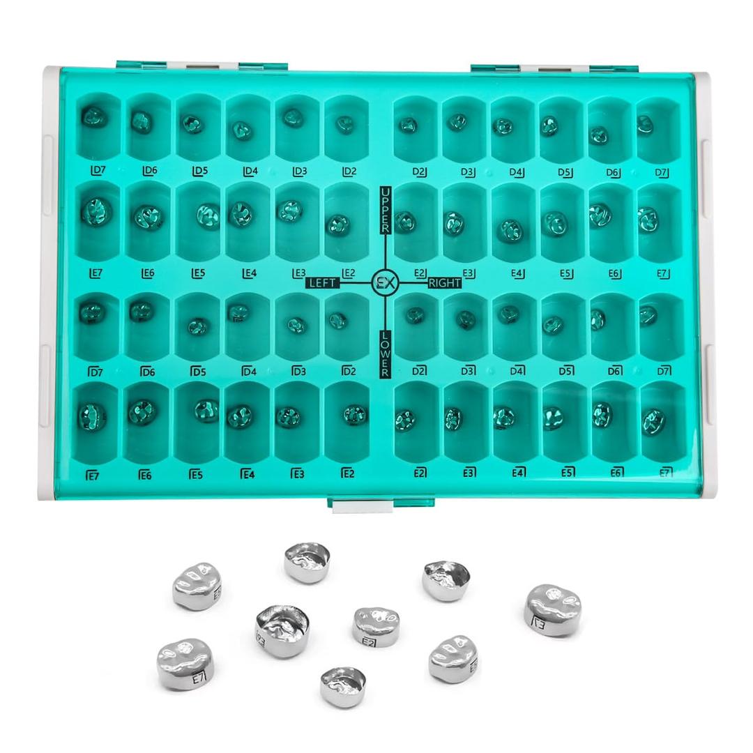 Dental Sectional Matrix System Band No1.398, Dental Matrices Kit with Ledges, Assorted Sizes Soft Metal Dental Restoration Tools